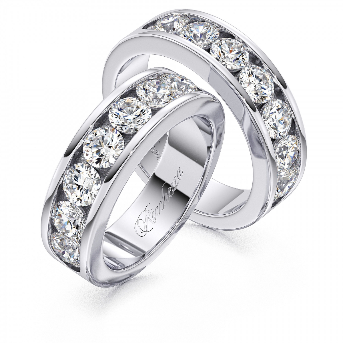 Алмаз обручальные кольца